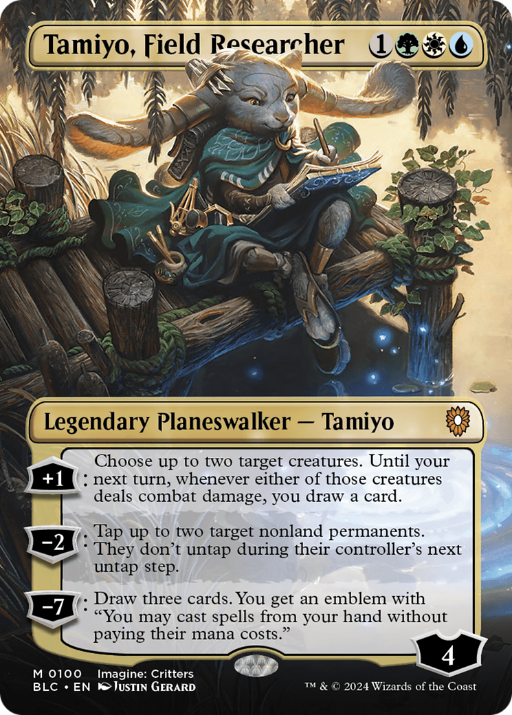 Tamiyo, Field Researcher (Borderless) [Bloomburrow Commander]