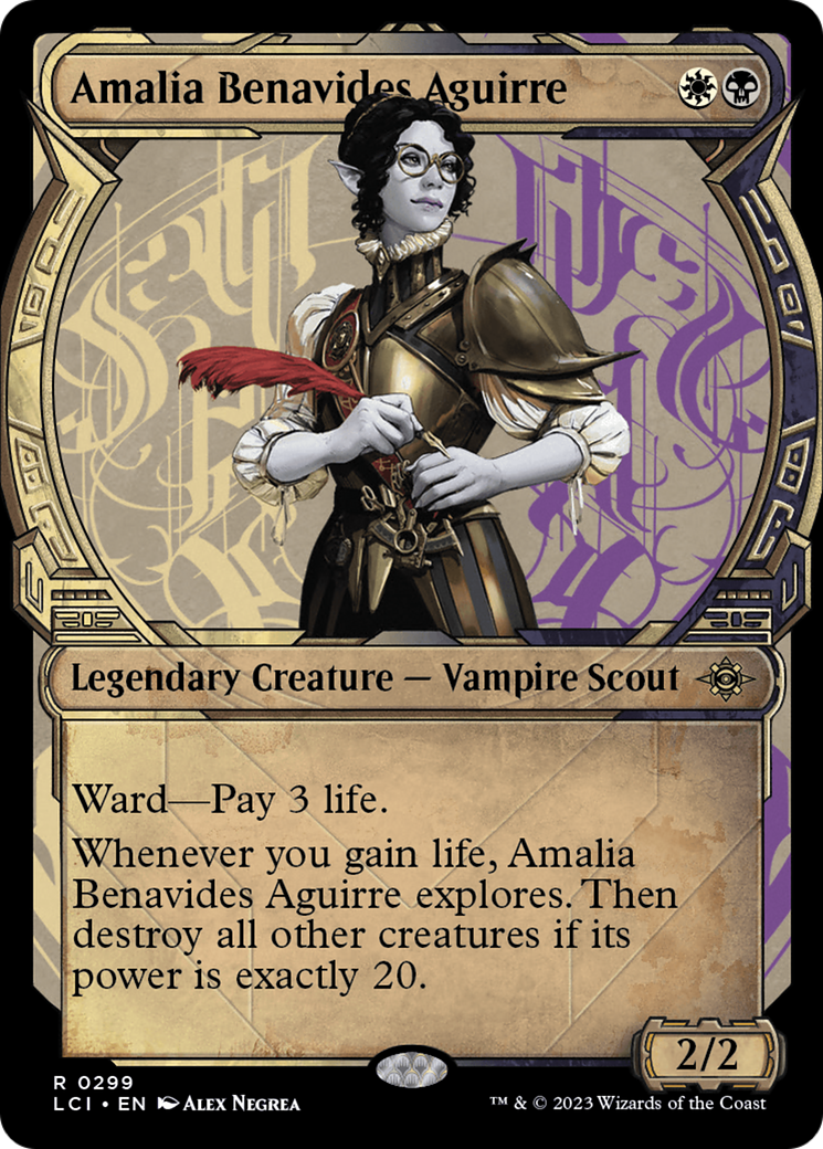 Amalia Benavides Aguirre (Showcase) (299) [The Lost Caverns of Ixalan]