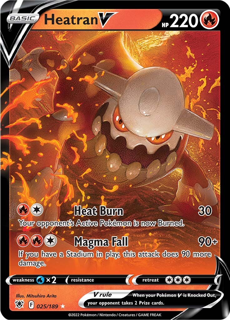 Heatran V (025/189) [SWSH10: Astral Radiance]