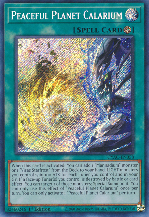 Peaceful Planet Calarium (CYAC-EN058) [Cyberstorm Access]