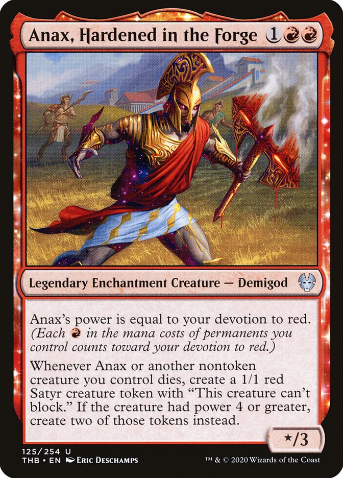 Anax, Hardened in the Forge (125) [Theros Beyond Death]