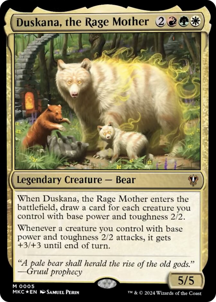 Duskana, the Rage Mother (5) [Commander: Murders at Karlov Manor]