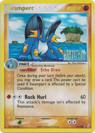 Swampert (27/100) [EX Crystal Guardians]