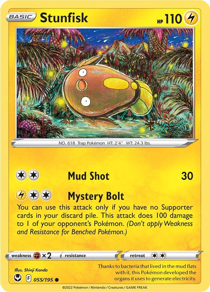 Stunfisk (055/195) [SWSH12: Silver Tempest]