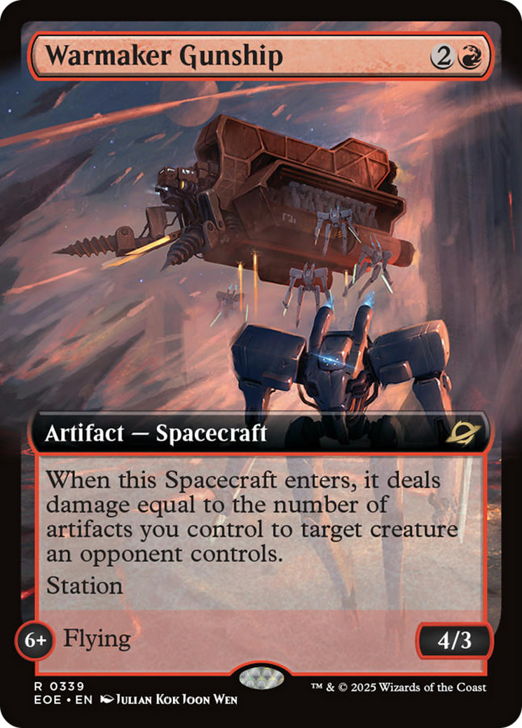 Warmaker Gunship (Extended Art) (339) [Edge of Eternities]