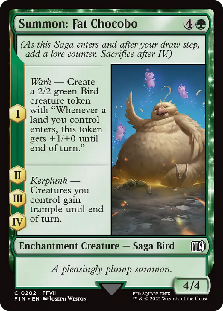 Summon: Fat Chocobo (202) [FINAL FANTASY]