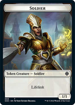Eldrazi // Soldier Double-Sided Token (1 // 8) [Starter Commander Decks]