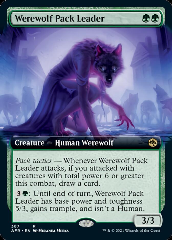 Werewolf Pack Leader (Extended Art) (387) [Adventures in the Forgotten Realms]