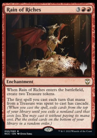 Rain of Riches (50) [Promo Pack: Streets of New Capenna]