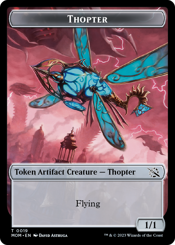 Treasure (0020) // Thopter Double-Sided Token (20 // 19) [March of the Machine]