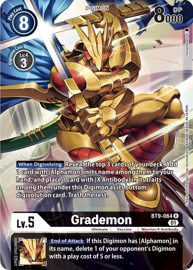 Grademon (Alternate Art) (BT9-064 R) [X Record]