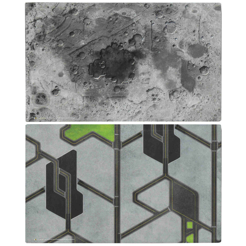 BattleTech: BattleMat - FieldTech Alpha Strike Lunar/City