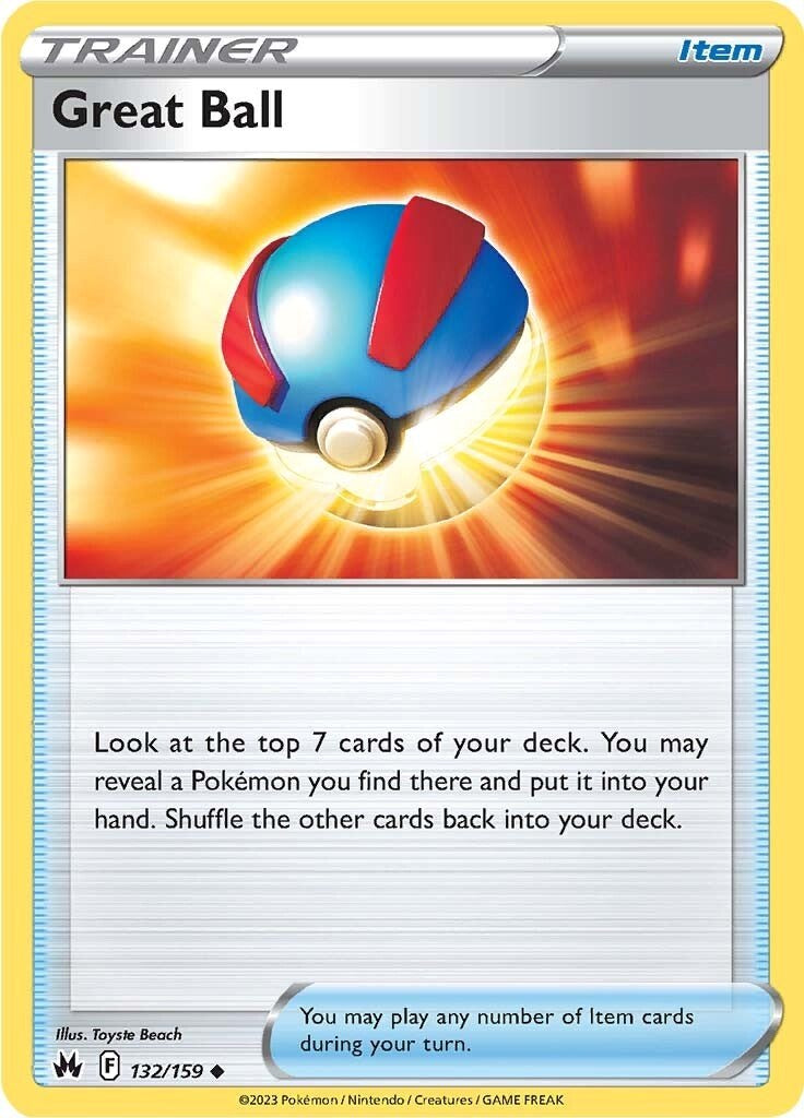 Great Ball (132/159) [SWSH: Crown Zenith]