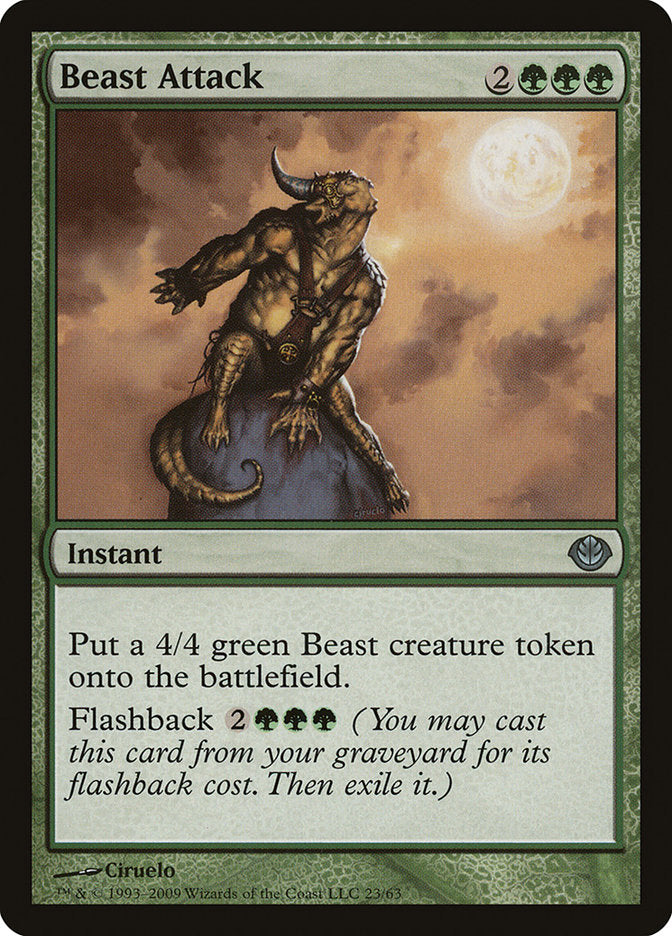Beast Attack (23) [Duel Decks: Garruk vs. Liliana]