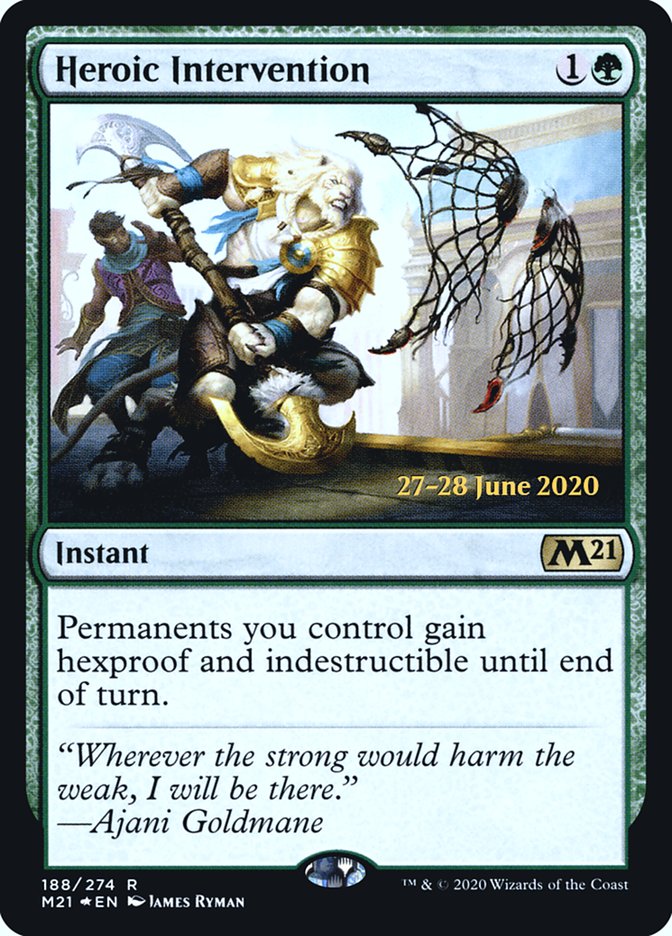 Heroic Intervention (M21) (188) [Prerelease Cards]