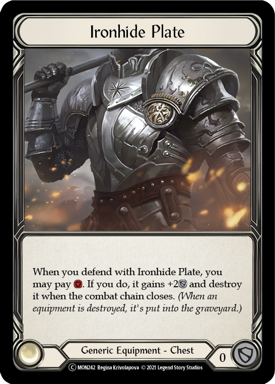 Ironhide Plate (MON242) [Monarch]