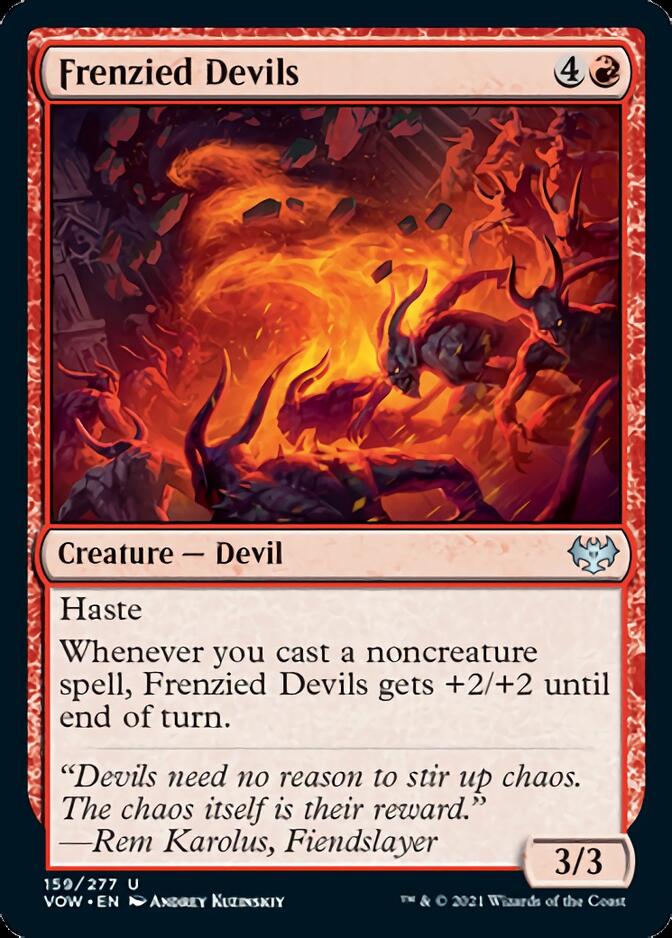 Frenzied Devils (159) [Innistrad: Crimson Vow]