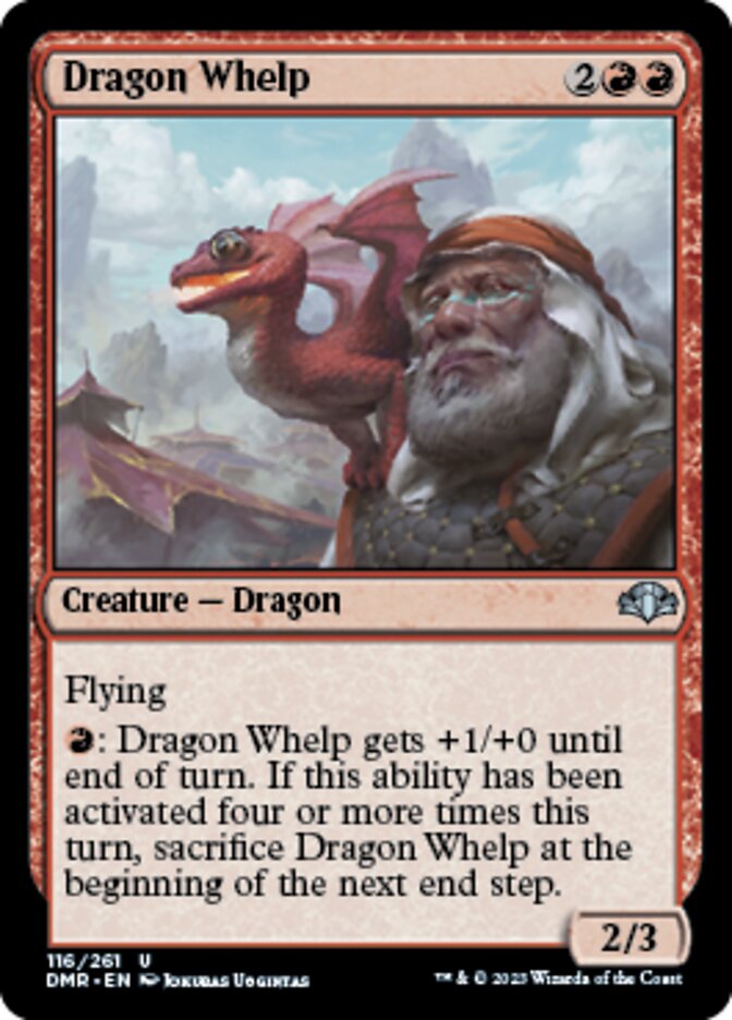 Dragon Whelp (116) [Dominaria Remastered]