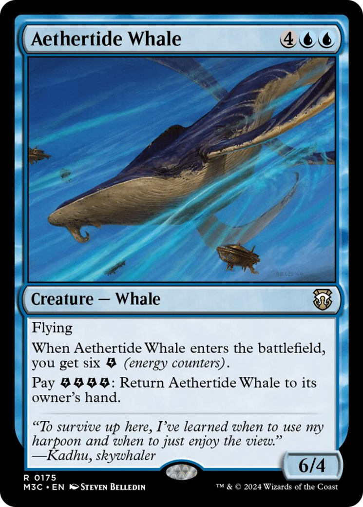 Aethertide Whale (175) [Commander: Modern Horizons 3]