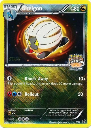 Shelgon - 7/20 (Regional Championships) [Staff] (007/020) [League & Championship Cards]