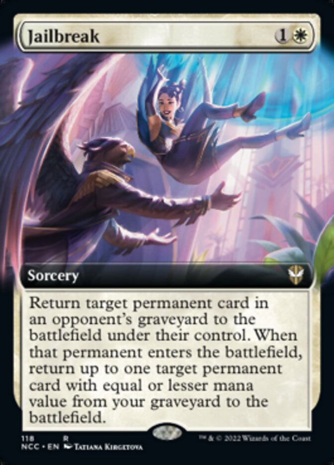 Jailbreak (Extended Art) (118) [Commander: Streets of New Capenna]
