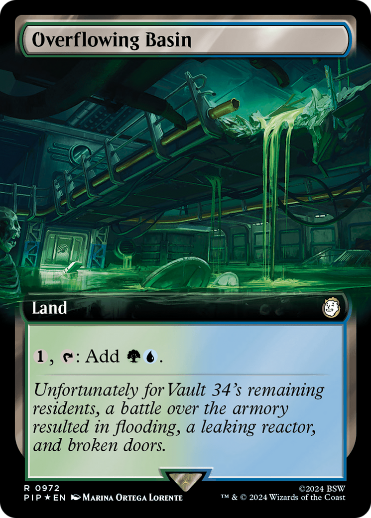 Overflowing Basin (Extended Art) (Surge Foil) (972) [Universes Beyond: Fallout]