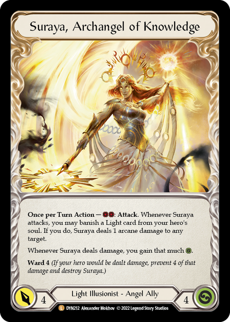 Invoke Suraya // Suraya, Archangel of Knowledge (DYN212) [Dynasty]
