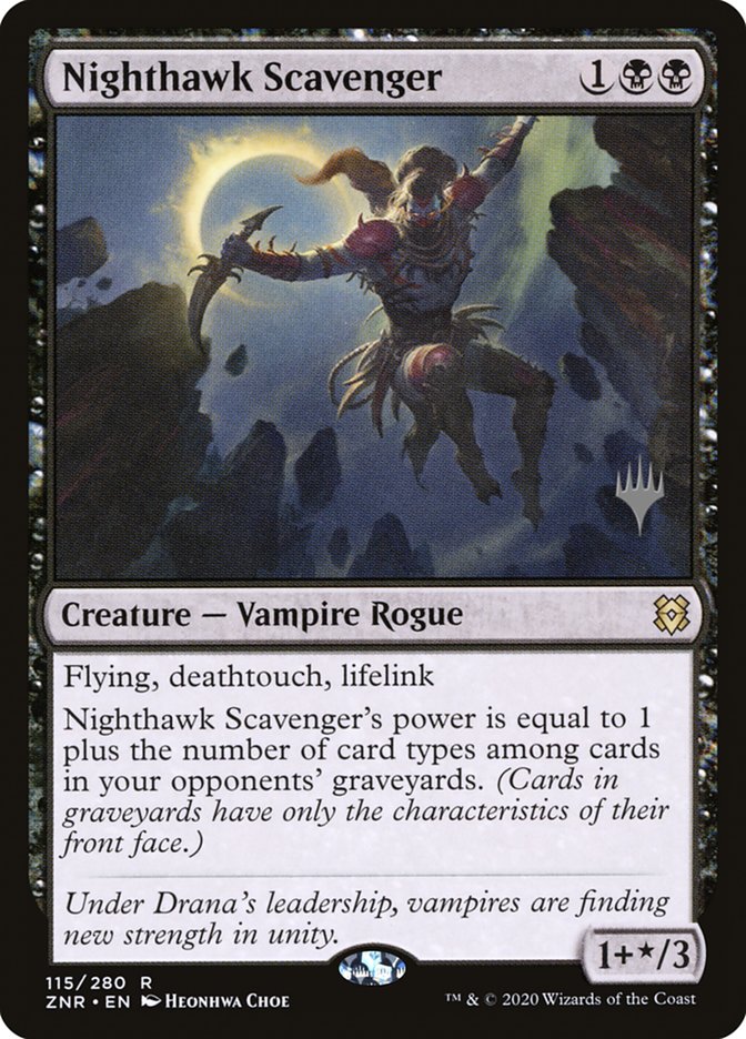 Nighthawk Scavenger (115) [Promo Pack: Zendikar Rising]