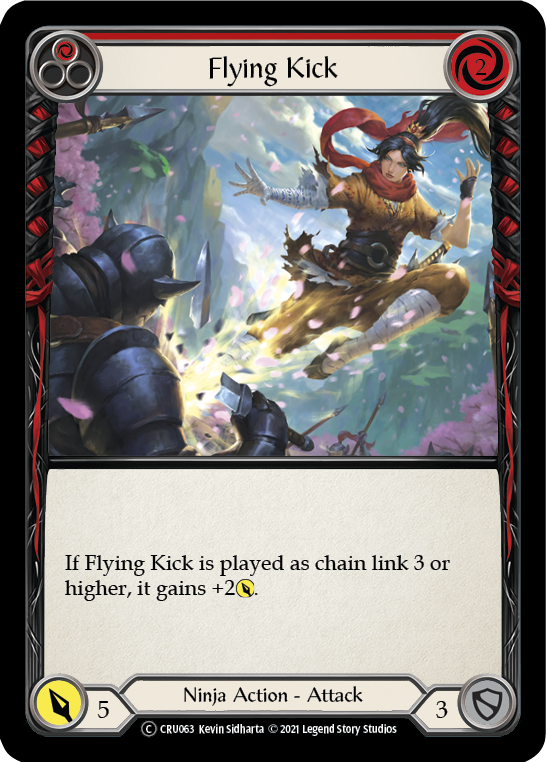 Flying Kick (Red) (CRU063) [Crucible of War]