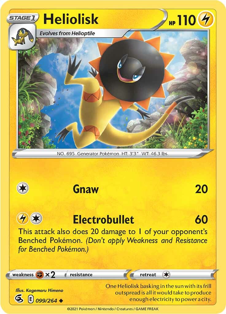 Heliolisk (099/264) [SWSH08: Fusion Strike]
