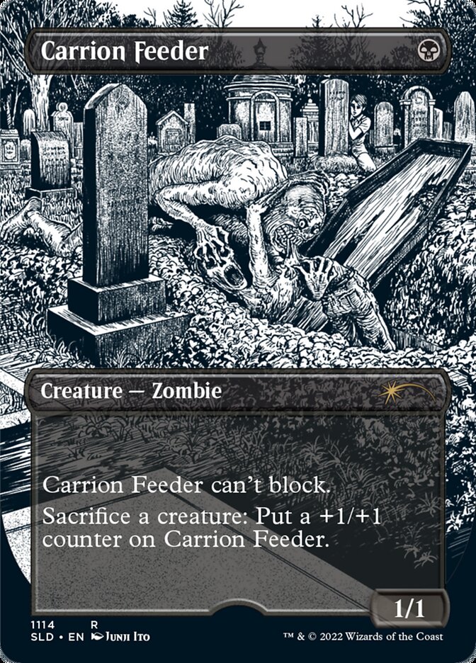 Carrion Feeder (Borderless) (Foil Etched) (1114) [Secret Lair Drop Series]