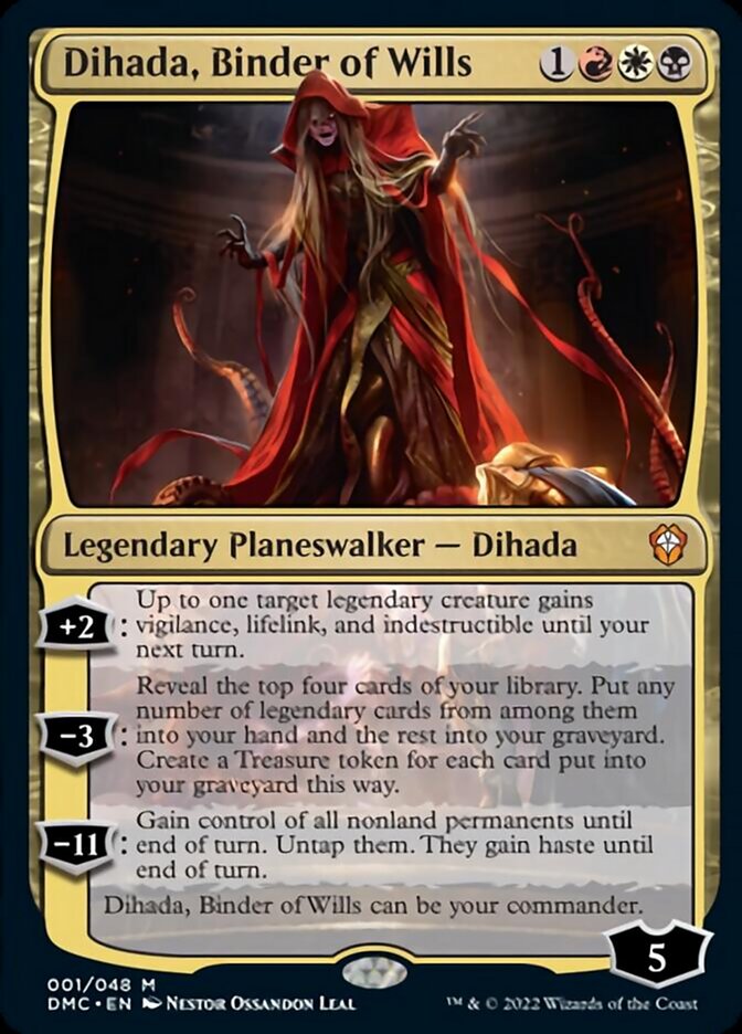 Dihada, Binder of Wills (1) [Commander: Dominaria United]