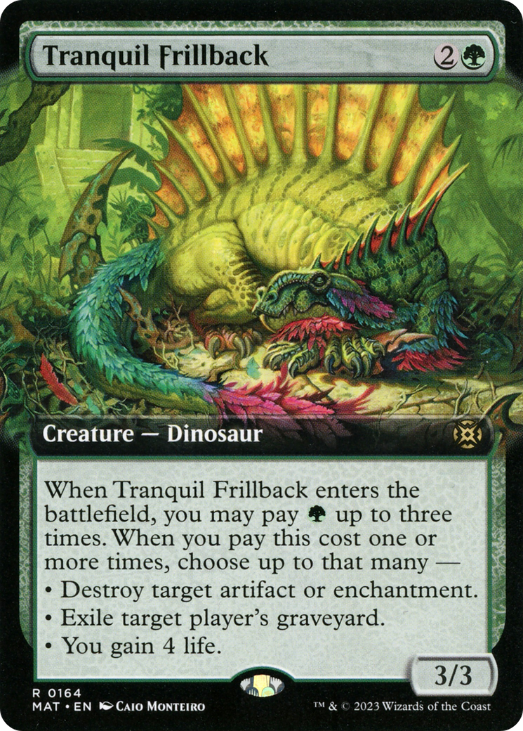 Tranquil Frillback (Extended Art) (164) [March of the Machine: The Aftermath]