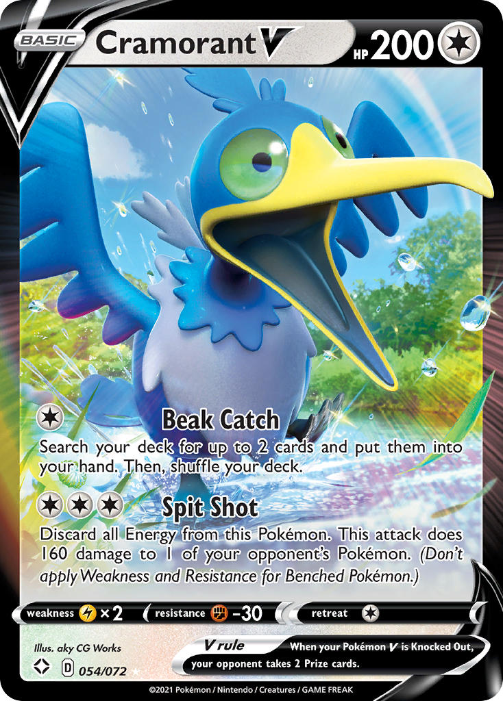 Cramorant V (054/072) [Shining Fates]