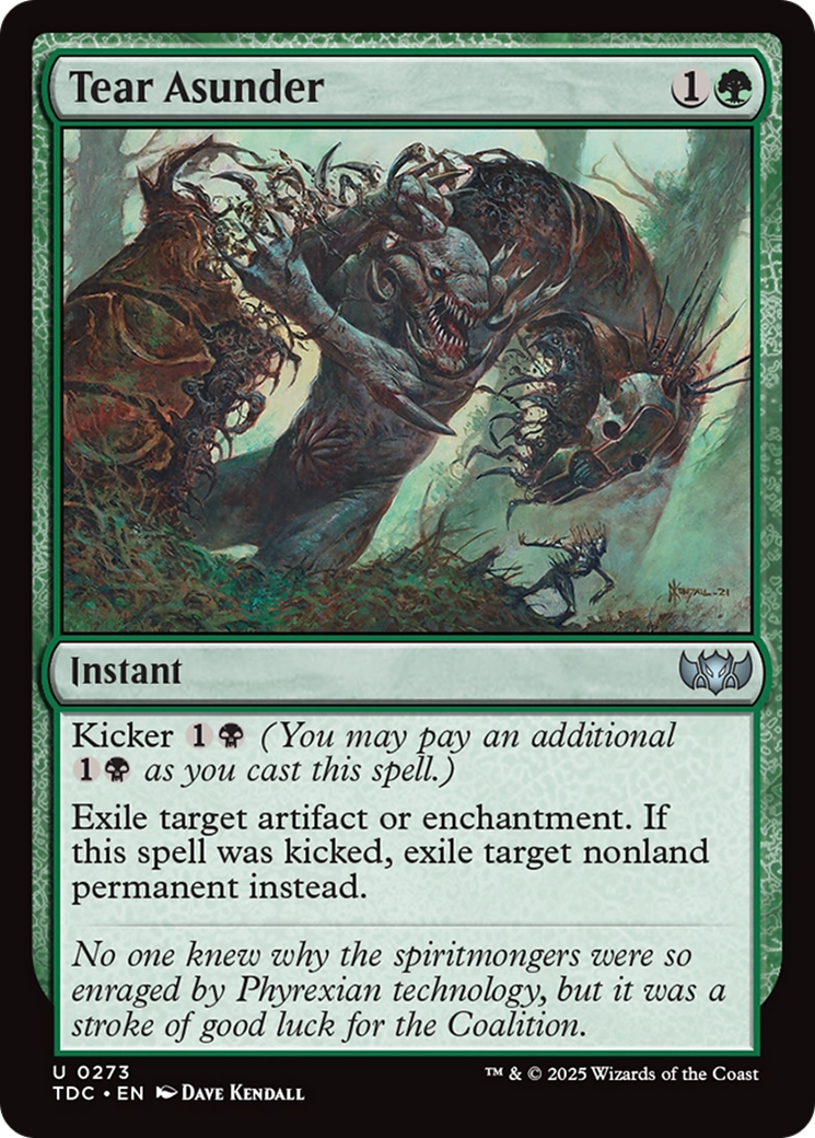 Tear Asunder (273) [Commander: Tarkir: Dragonstorm]