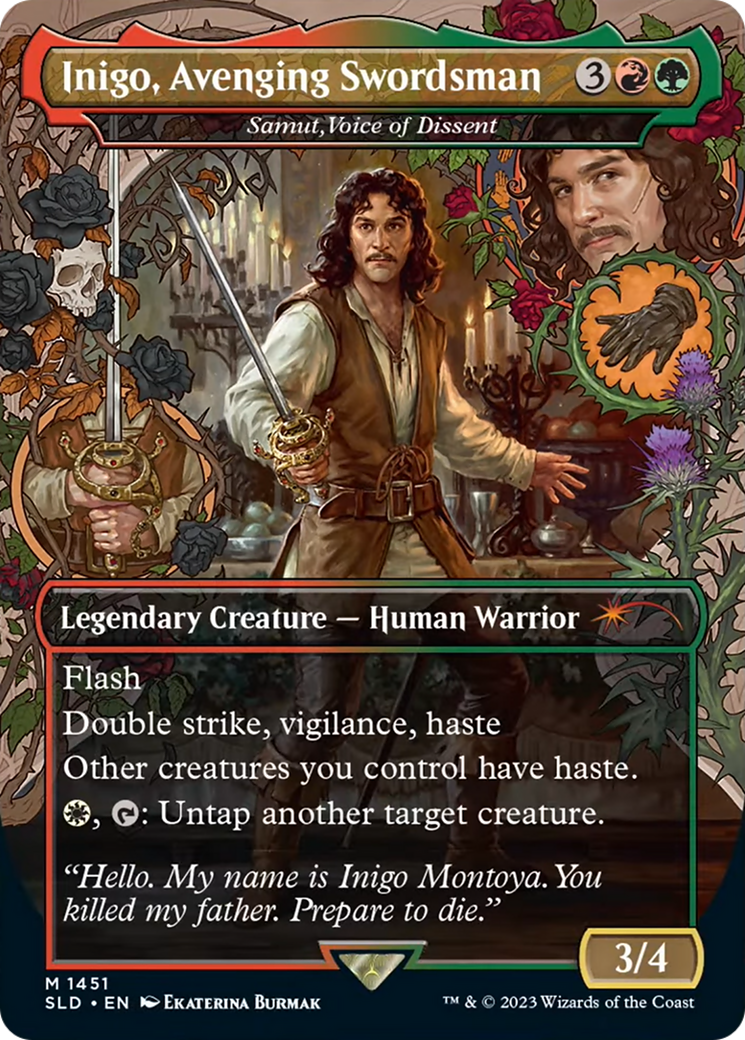 Inigo, Avenging Swordsman - Samut, Voice of Dissent (1451) [Secret Lair Drop Series]