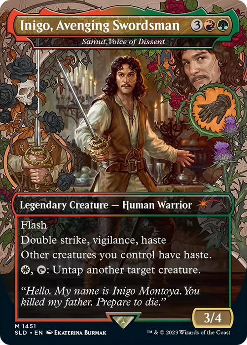 Inigo, Avenging Swordsman - Samut, Voice of Dissent [Secret Lair Drop Series]