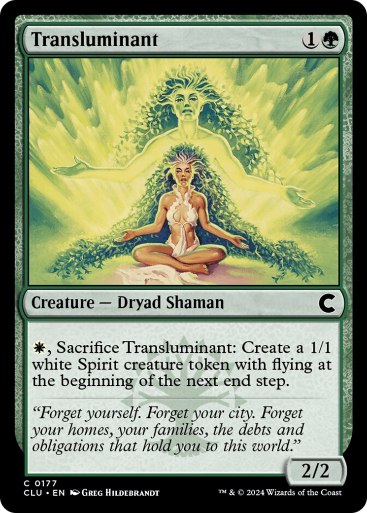 Transluminant (177) [Ravnica: Clue Edition]