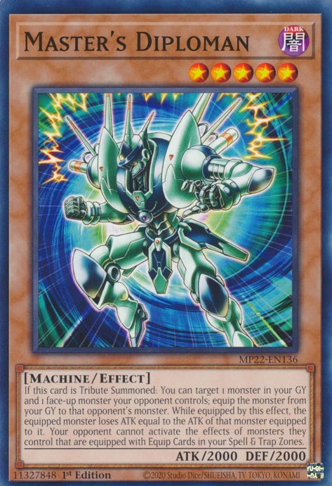 Master's Diploman (MP22-EN136) [2022 Tin of the Pharaoh's Gods]