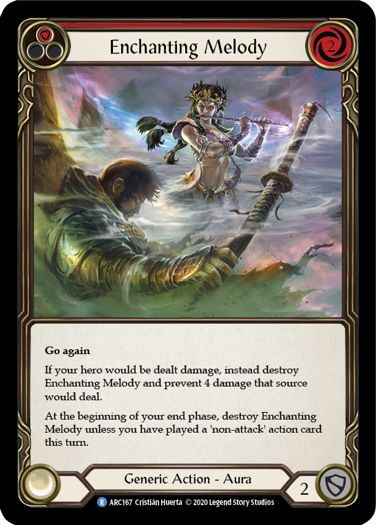 Enchanting Melody (Red) (ARC167) [Arcane Rising]
