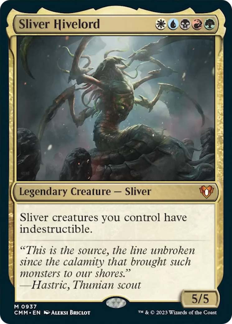 Sliver Hivelord (937) [Commander Masters]