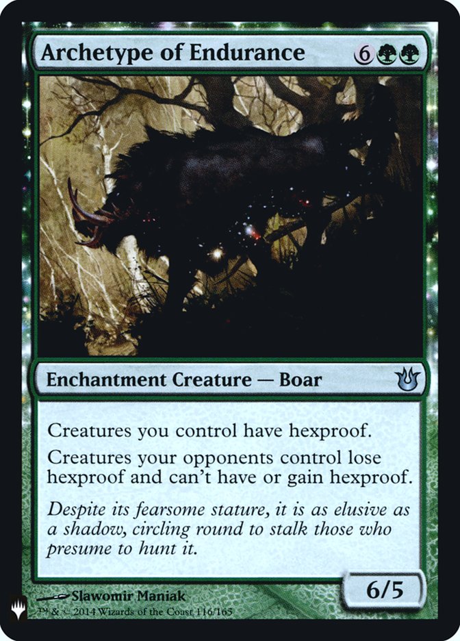 Archetype of Endurance (116) [The List Reprints]