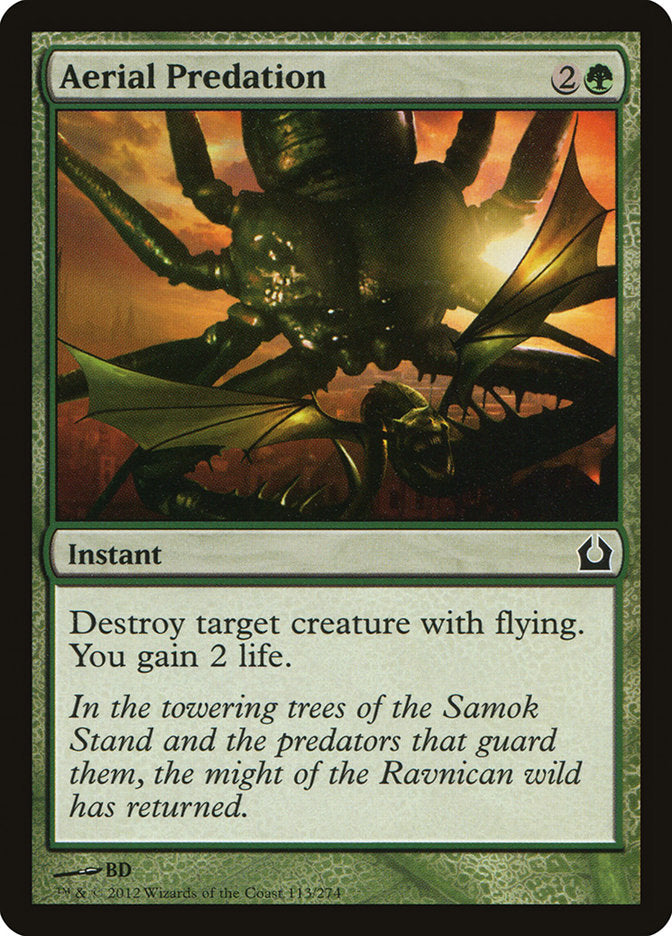 Aerial Predation (113) [Return to Ravnica]
