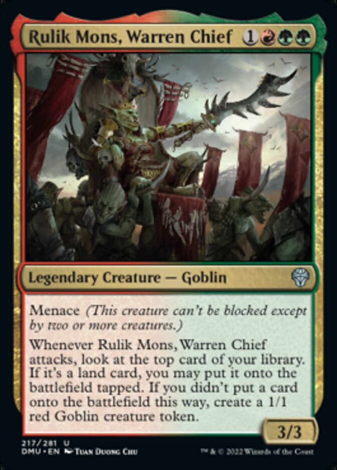 Rulik Mons, Warren Chief (217) [Dominaria United]