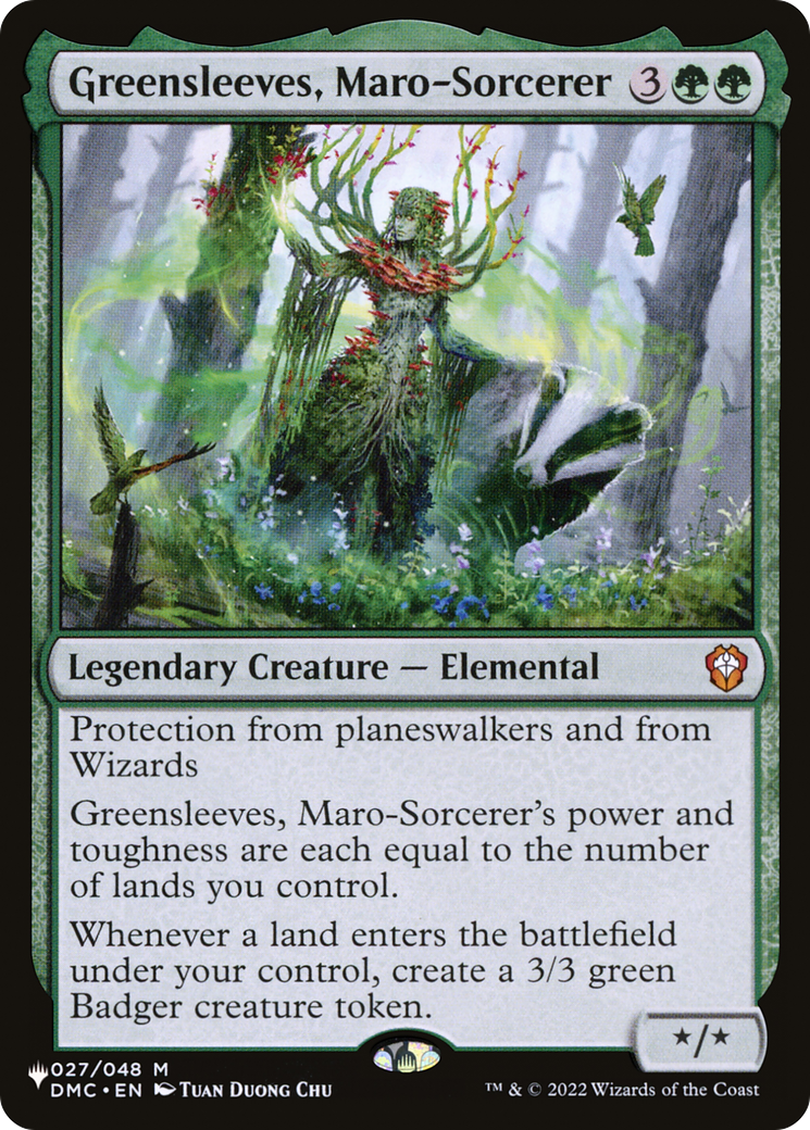 Greensleeves, Maro-Sorcerer (027/048) [The List Reprints]