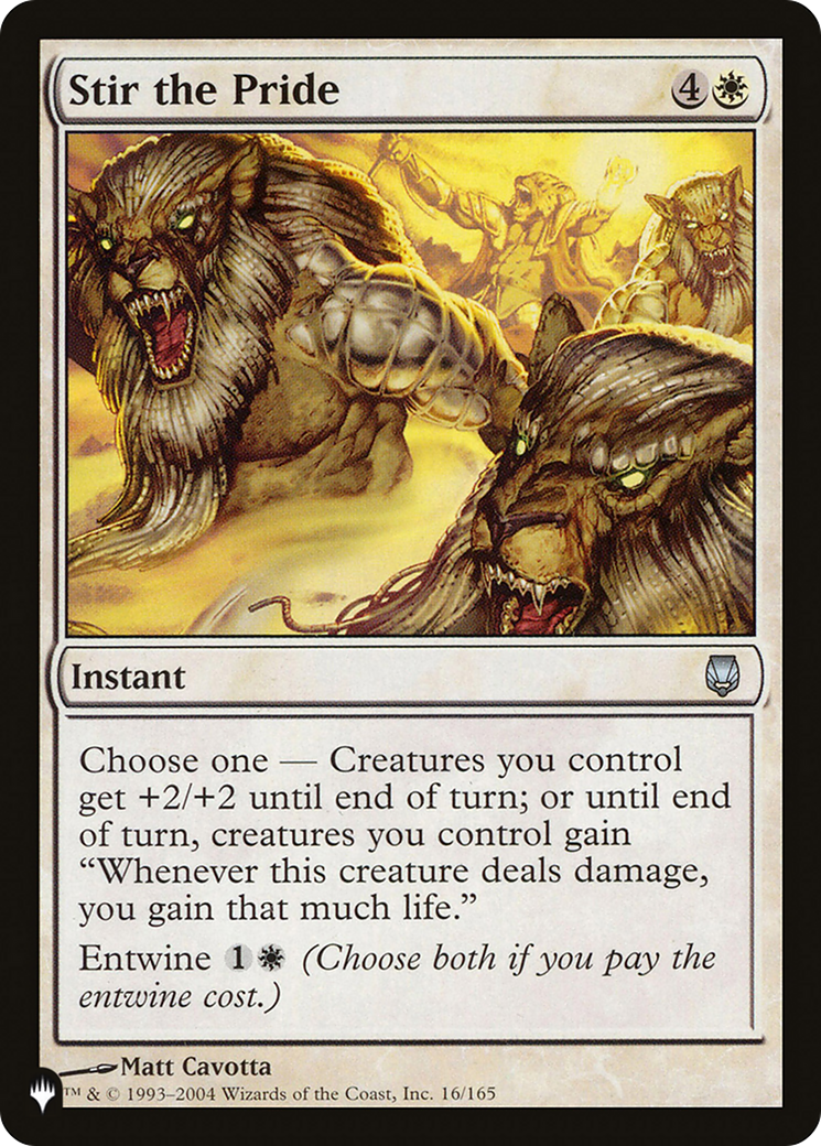 Stir the Pride (16/165) [The List Reprints]