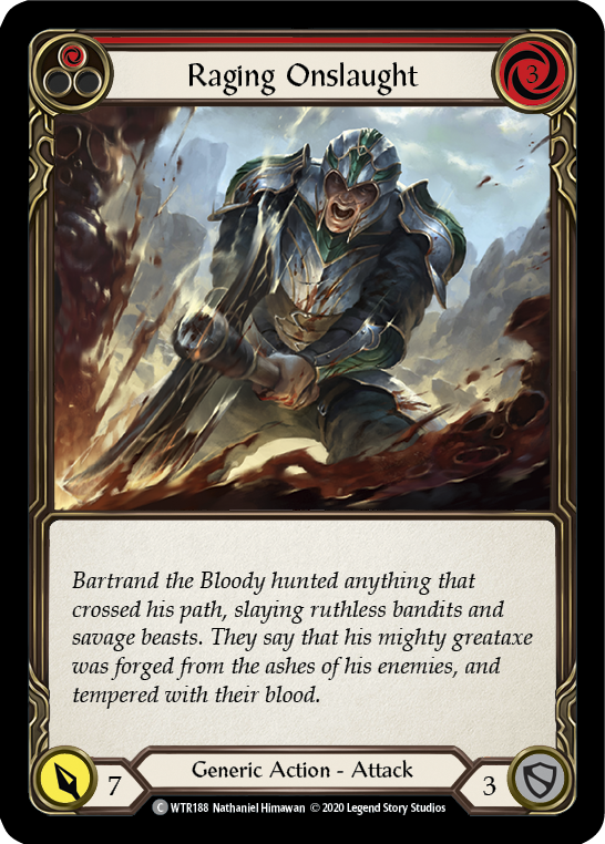 Raging Onslaught (Red) (WTR188) [Welcome to Rathe]
