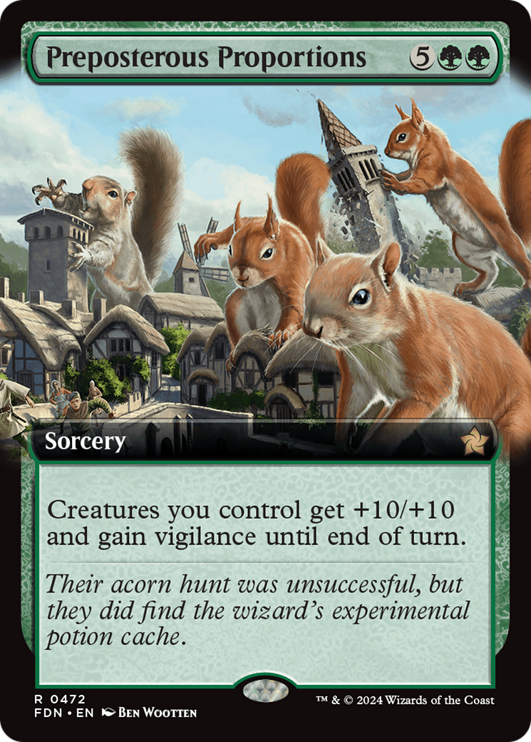 Preposterous Proportions (Extended Art) (472) [Foundations]