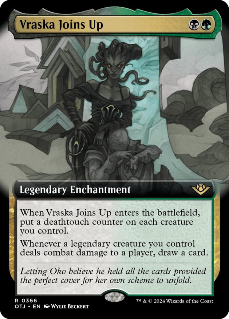 Vraska Joins Up (Extended Art) (366) [Outlaws of Thunder Junction]