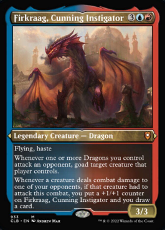 Firkraag, Cunning Instigator (Display Commander) - Thick Stock (933) [Commander Legends: Battle for Baldur's Gate]